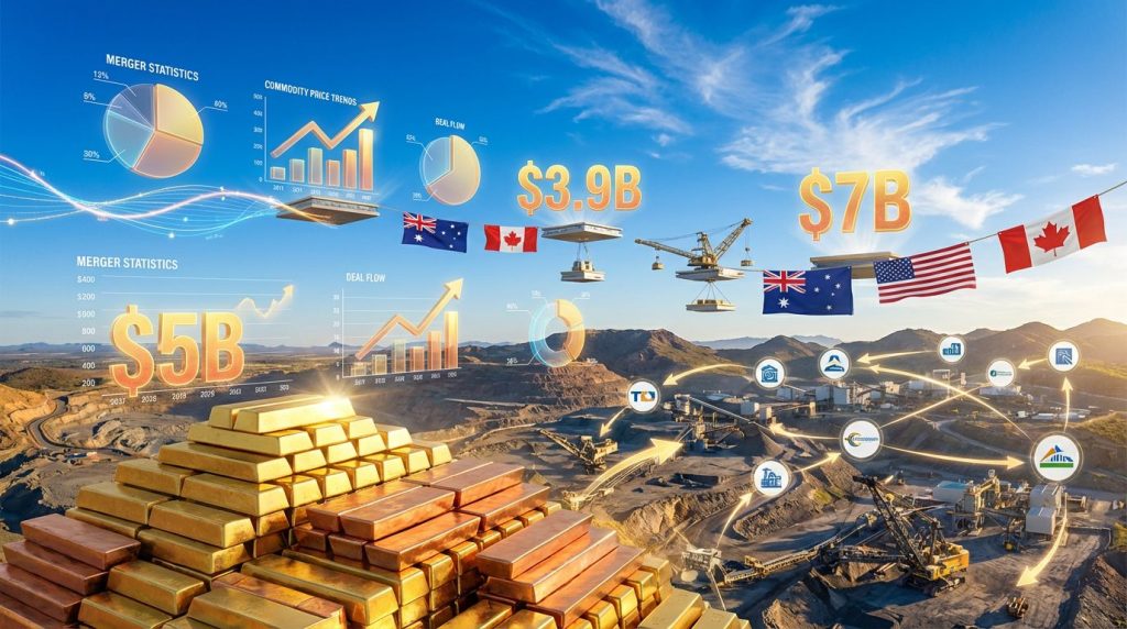 Gold and copper drive record mining M&A.