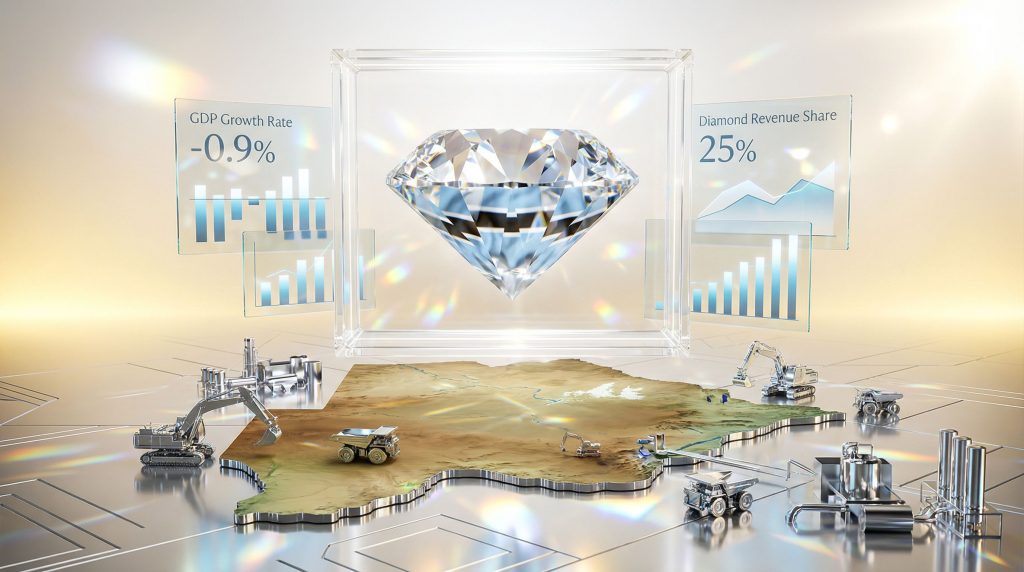Botswana diamond sector woes: declining growth.