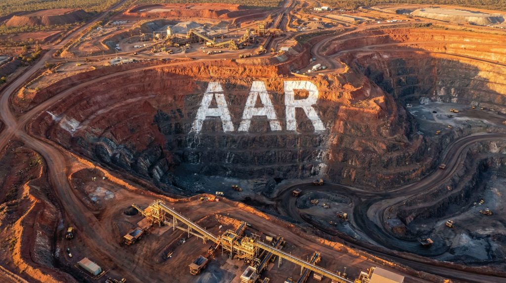 Astral Resources NL-AAR-Open-pit mine landscape with logo.