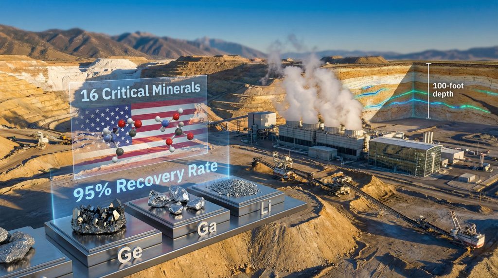 Utah mining site reveals critical minerals.