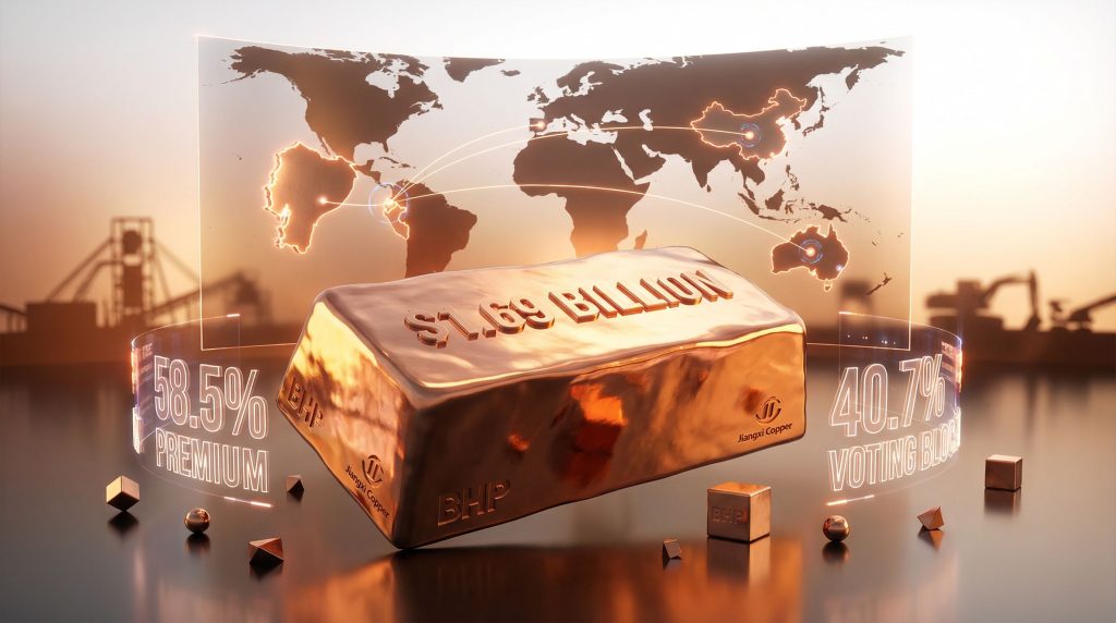 BHP supports Chinese SolGold takeover bid.
