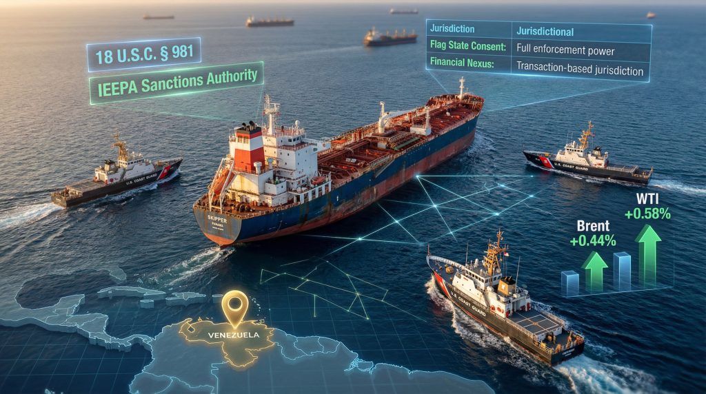 U.S. seizes tanker with coast guard.