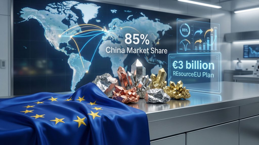EU's rare earth dependency highlighted in analysis.