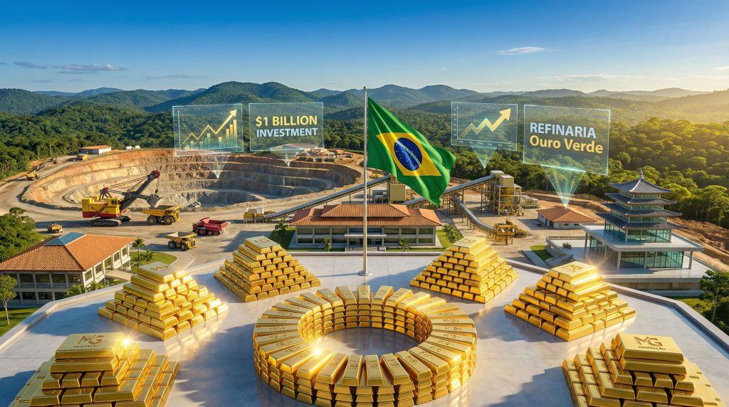 CMOC acquisition showcasing Brazilian gold mining.