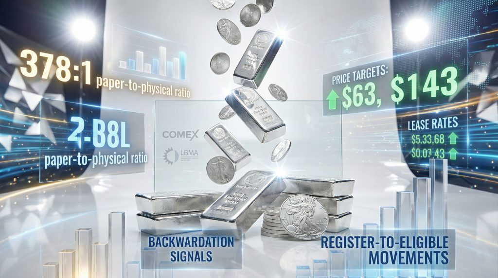 Silver short squeeze analysis with price targets.