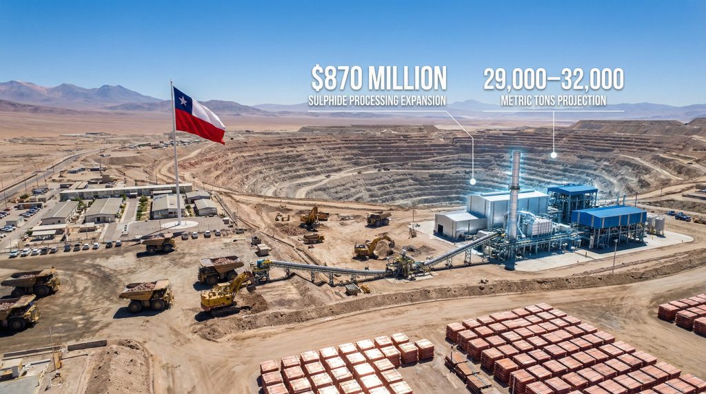 Capstone Copper Chile strike at mining site.