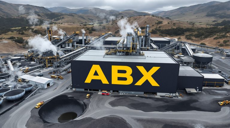 ABX Group Ltd-ABX-Industrial facility with large ABX sign.