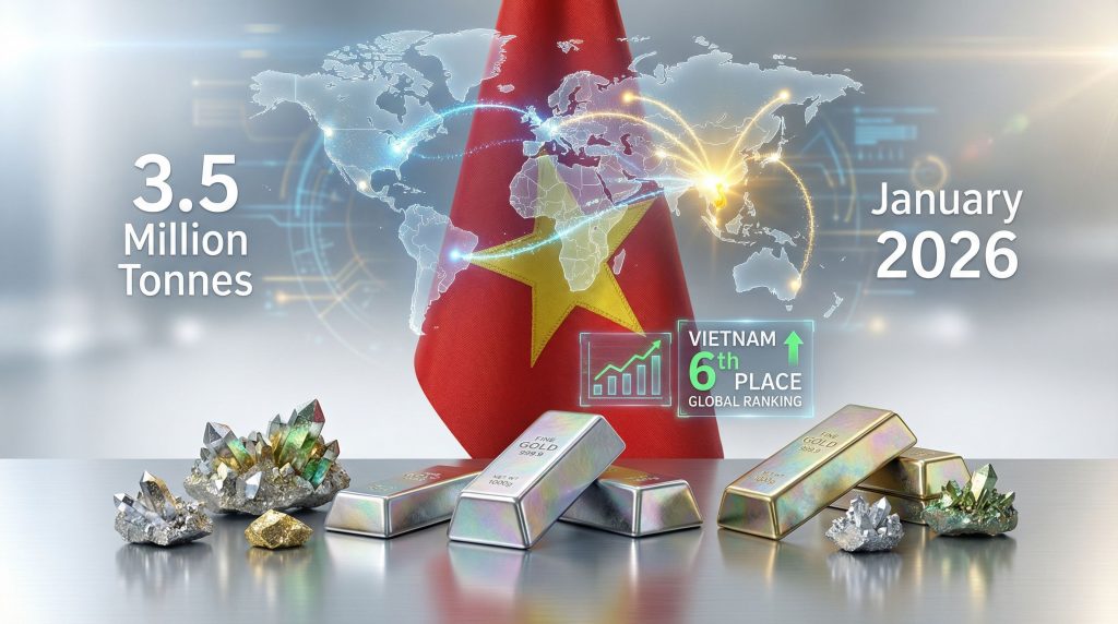 Vietnam rare earth export restrictions infographic.