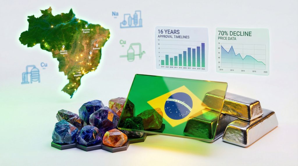 Brazil rare earth processing challenges visualized.