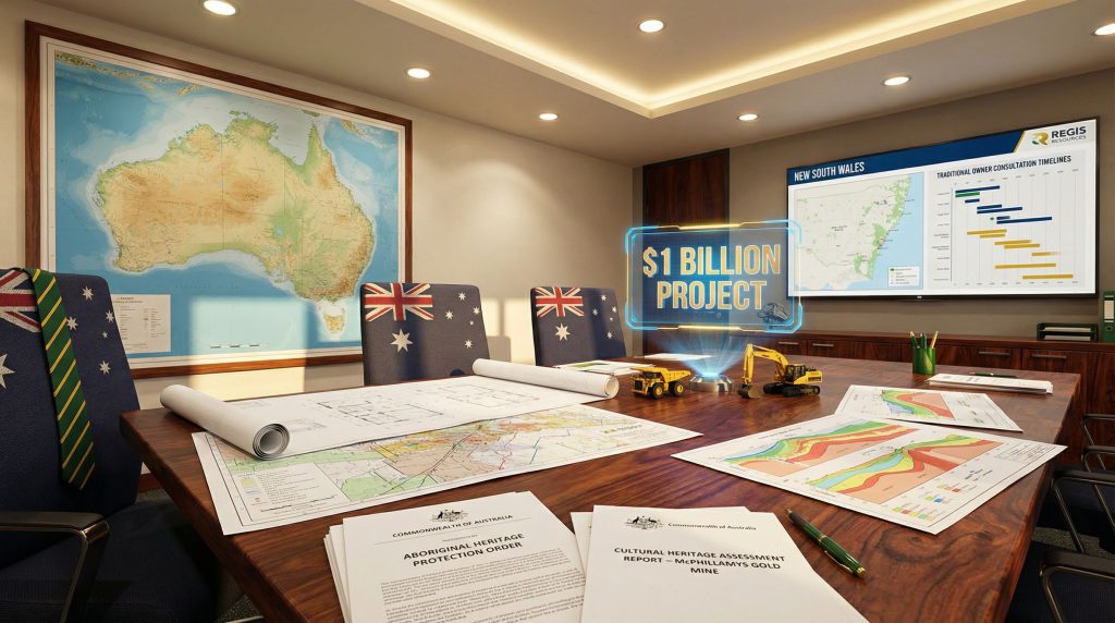 Regis Resources Aboriginal protection order on table.