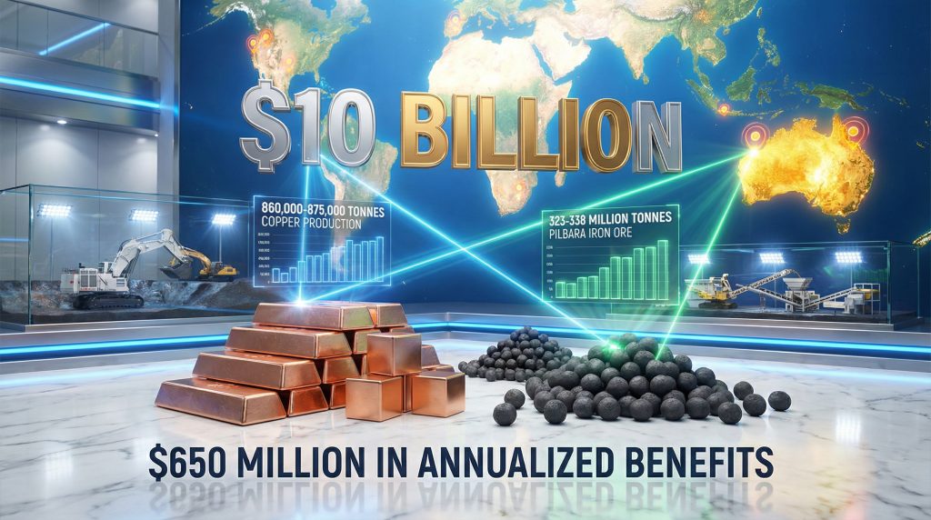 Rio Tinto divestments strategy showcases financial benefits.