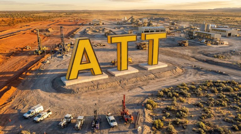 Altitude Minerals Ltd-ATT-Mining site with large "ATT" letters.