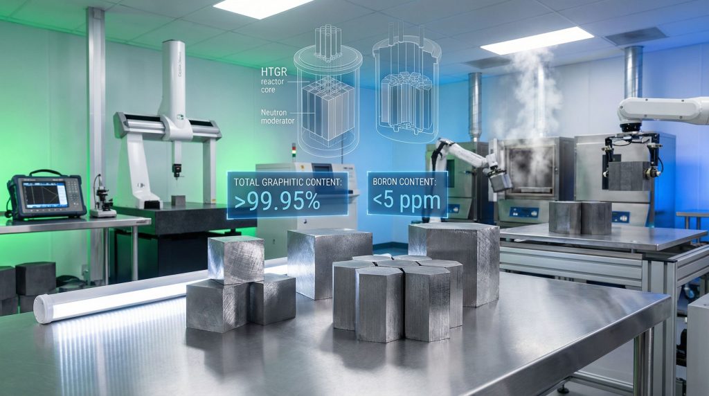 High-purity Kookaburra graphite in laboratory.
