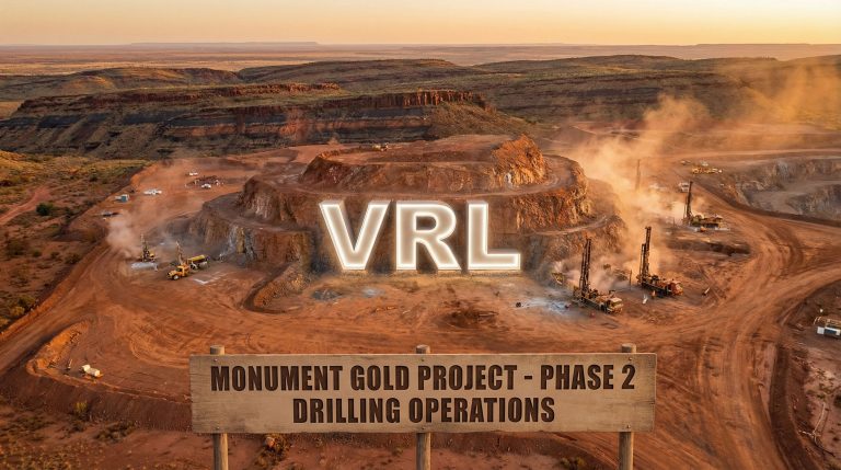 Verity Resources Ltd-VRL-VRL mining site during sunrise operations.