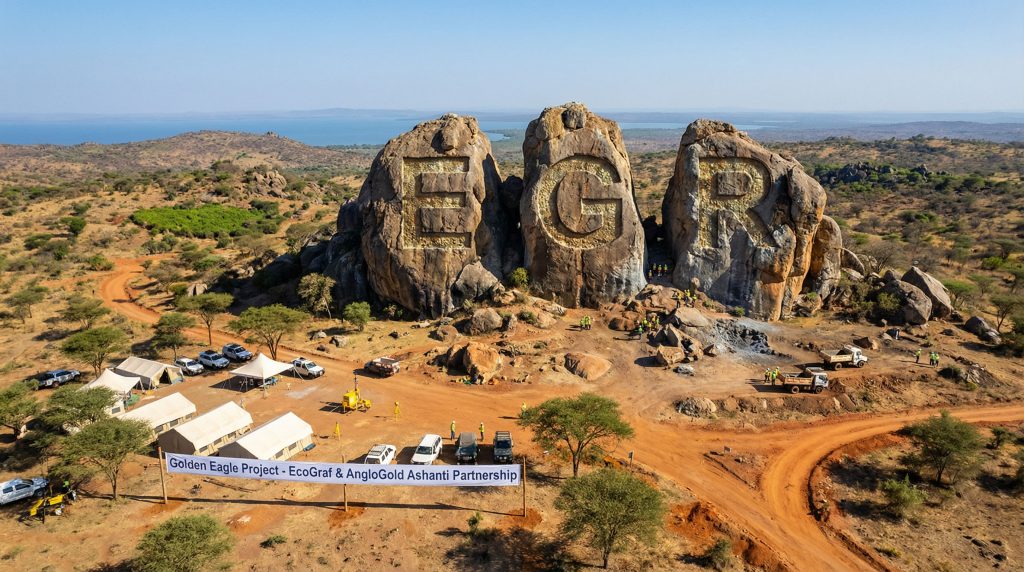 Ecograf Ltd-EGR-Golden Eagle Project: large rock lettering landscape.