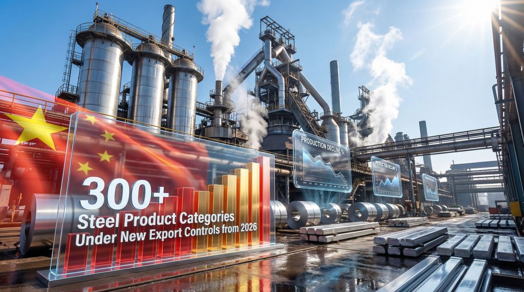 China steel output regulation 2026-2030 impacts production.