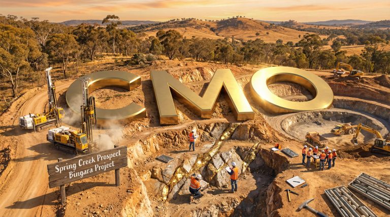 Cosmo Metals Ltd-CMO-Spring Creek Prospect gold mining project.