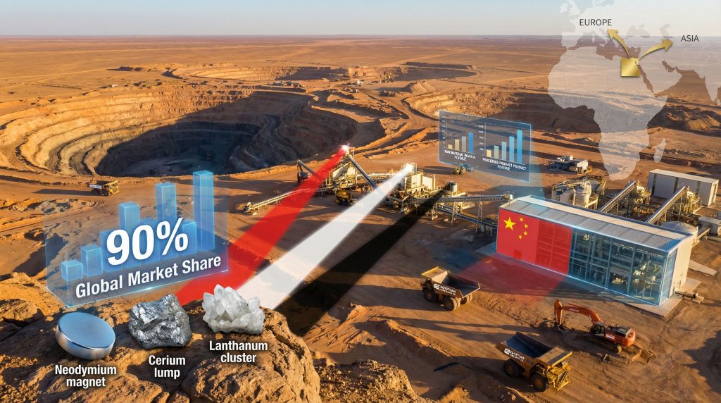Egypt China rare earth partnership boosts mining.