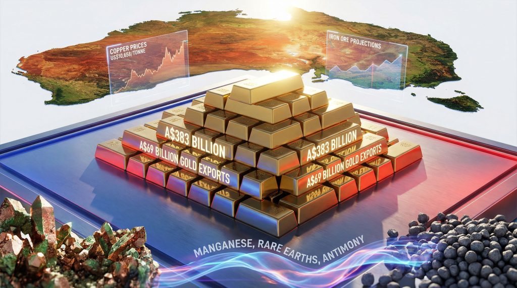 Gold bonanza in Australia drives wealth.