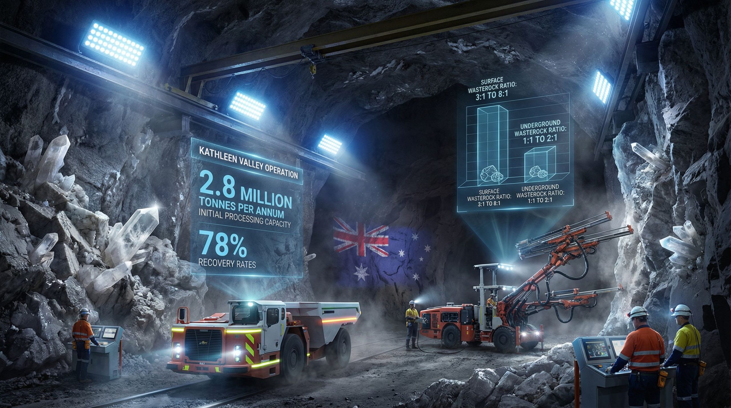 Liontown Underground Lithium Mining Tech & Economics