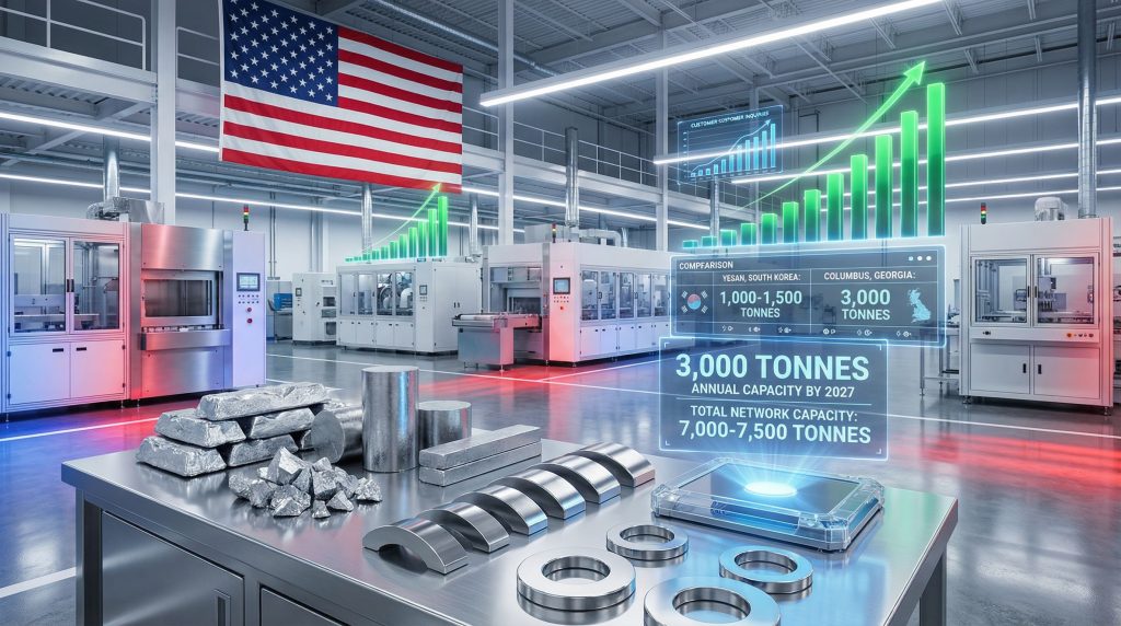 JS Link's expansion into American magnet market.