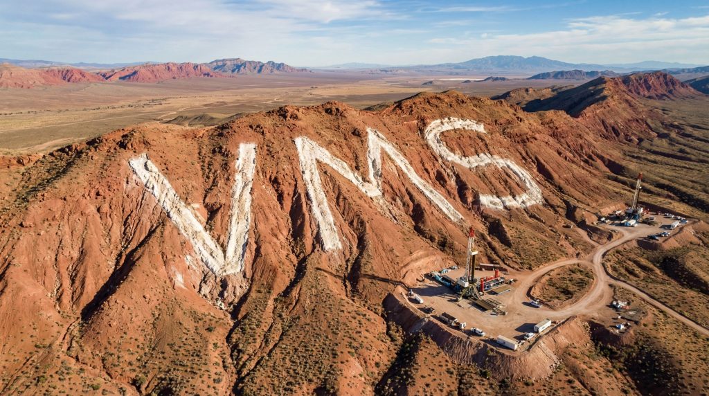 Venari Minerals NL-VMS-VMS landscape with drilling operations visible.