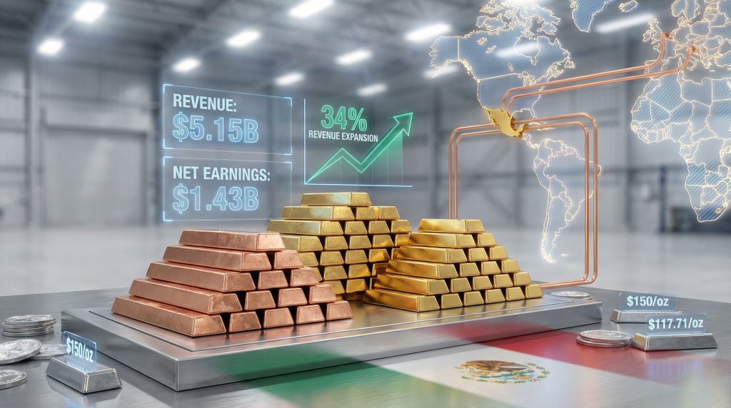 Grupo México metals price surge visualized with data.