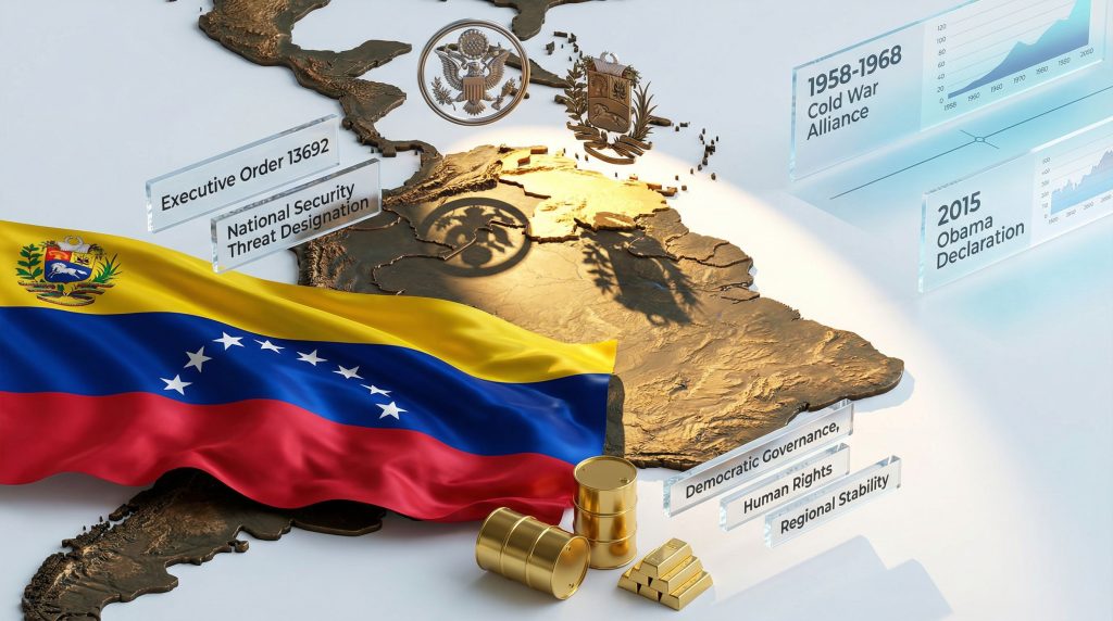 Venezuela national security threat representation.