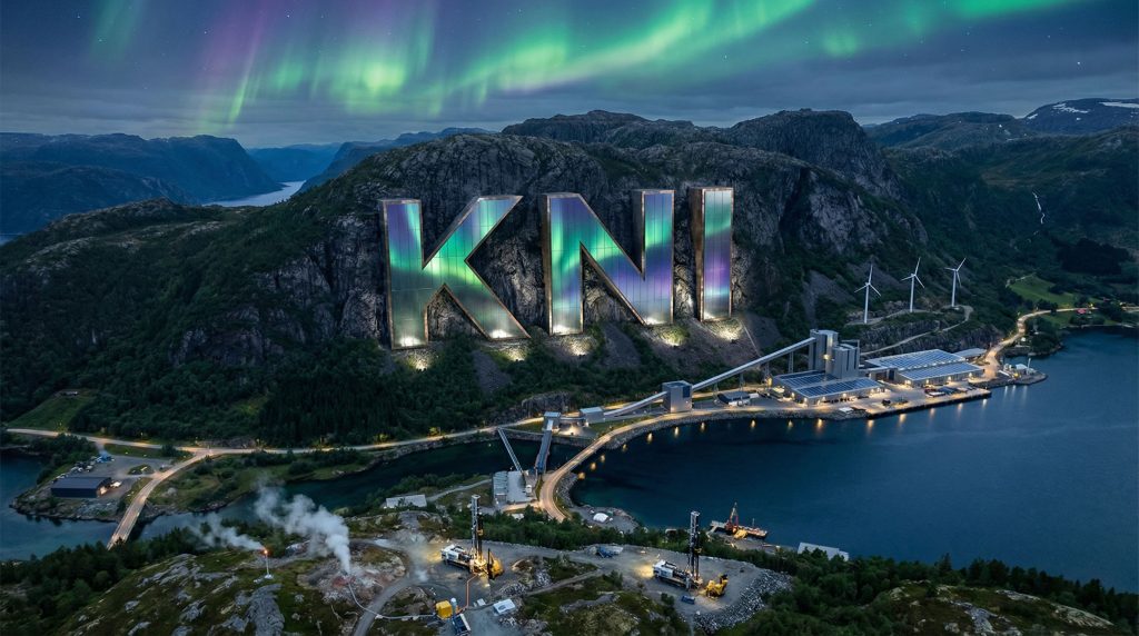 Kuniko Ltd-KNI-KNI illuminated against vibrant Northern Lights.