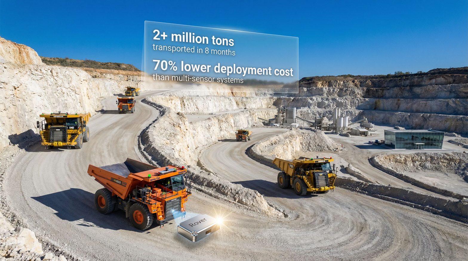 Autonomous Haulage Systems Boost Quarry Automation