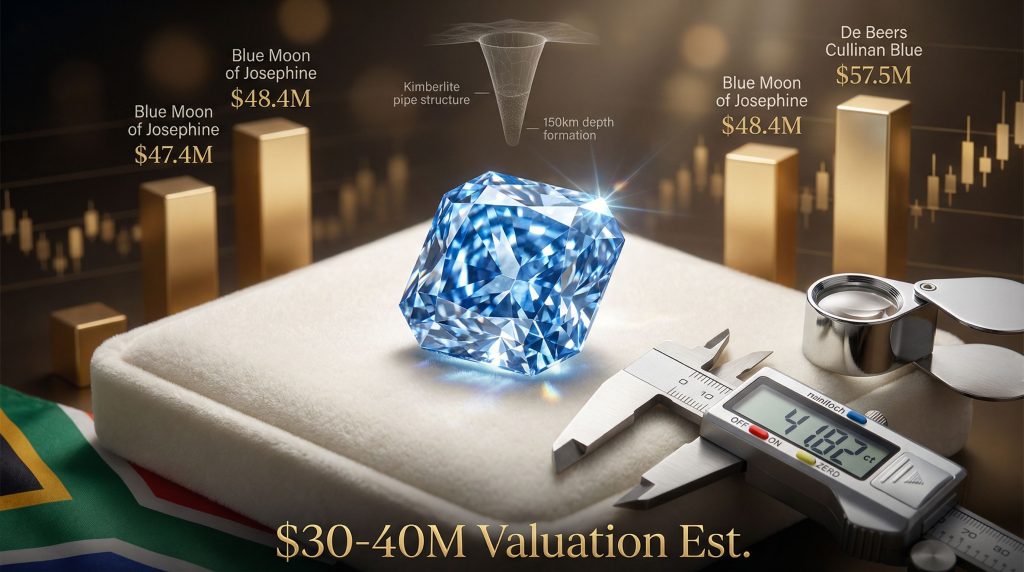 Cullinan Blue Diamond: 41.82-Carat Type IIb Discovery