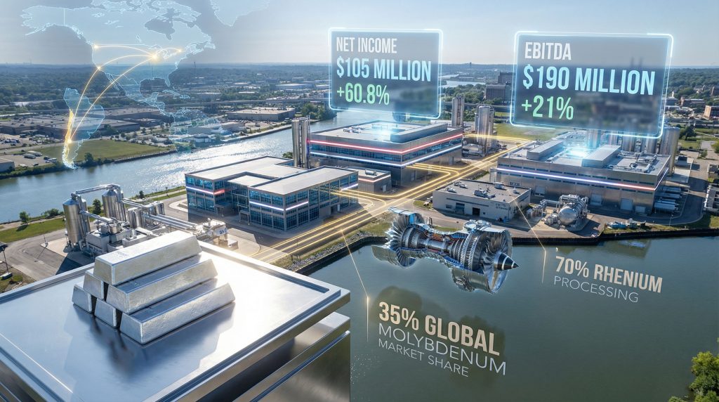 Molymet expansion in United States: Industrial development overview.
