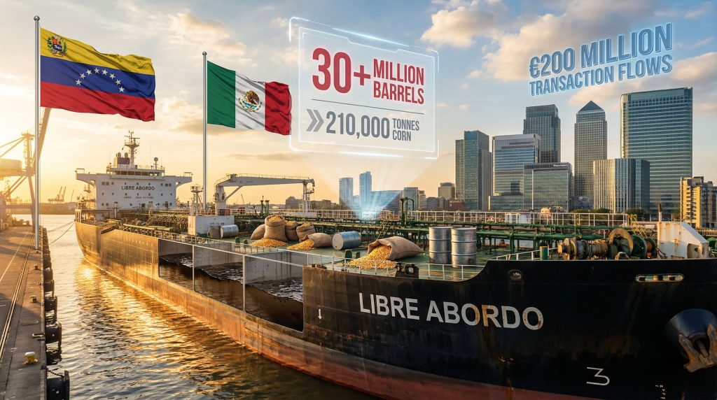 Venezuela Mexican oil exchange under sanctions.