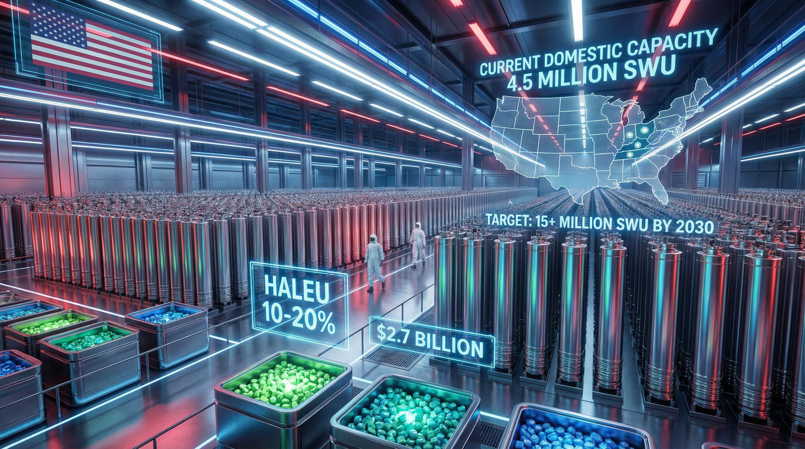 US Uranium Enrichment Funding: $2.7B Investment Plan