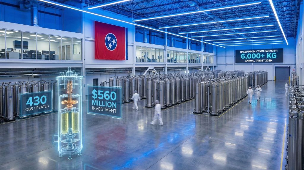 Centrus Oak Ridge facility expansion visualization.