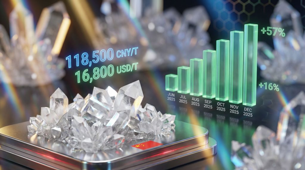 Rising lithium costs in China, 2025 projections.