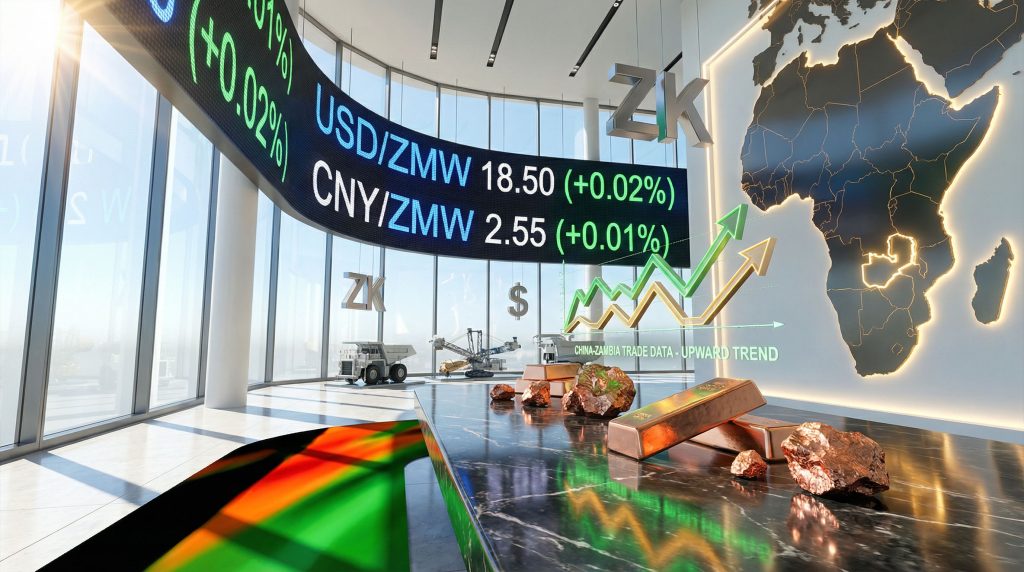 Zambia recognises Chinese yuan in financial display.