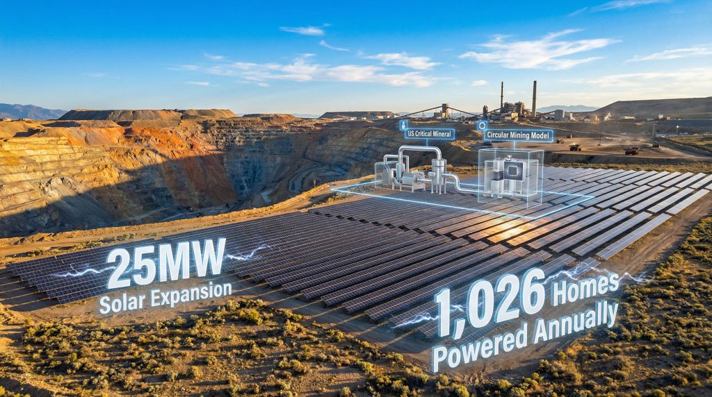 Rio Tinto's Kennecott solar power expansion.