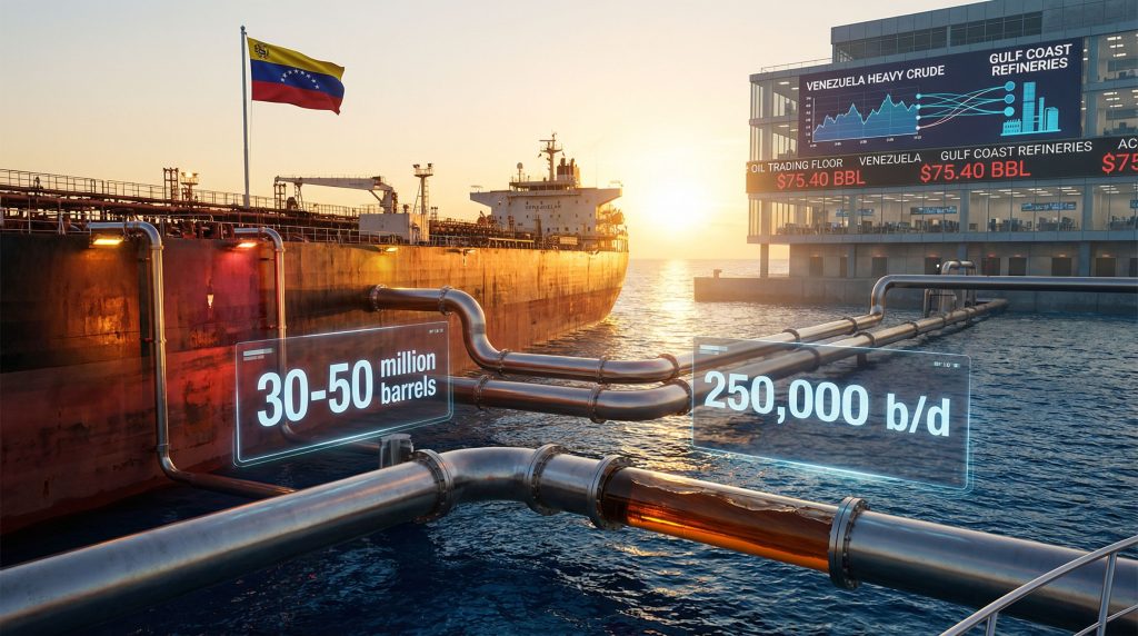Venezuela oil shipments resume under new waivers.