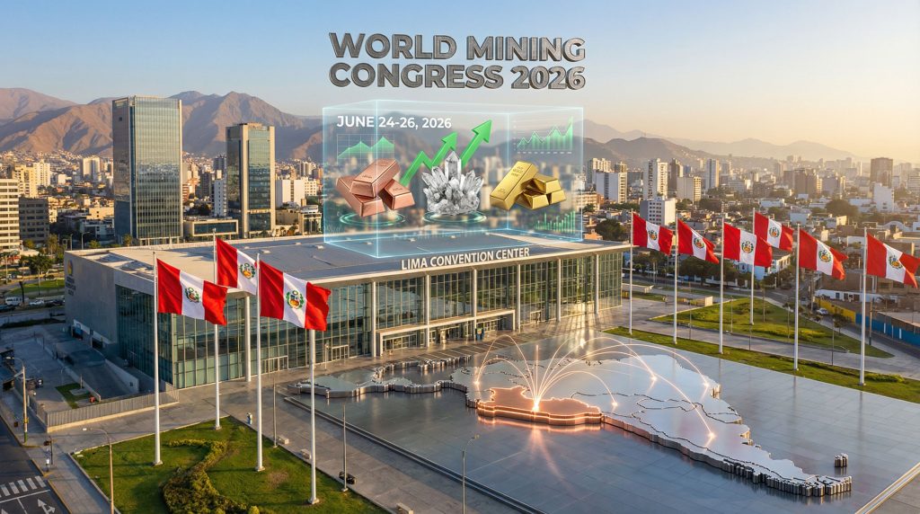 Lima Convention Center hosts mining event.