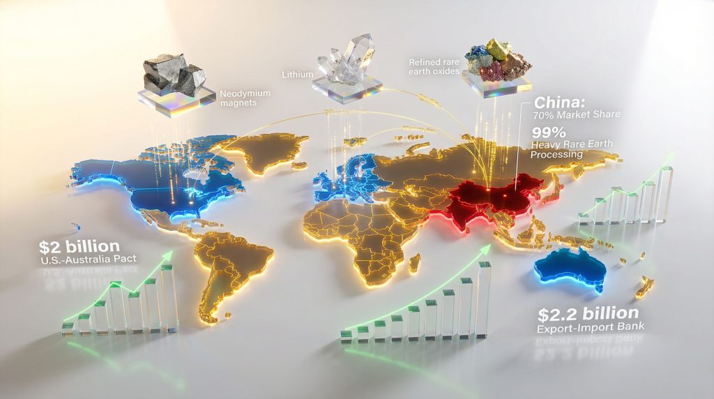Breaking China's rare earth monopoly illustrated.