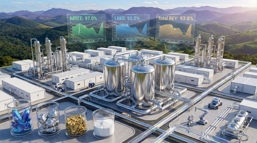 Atlas Critical Minerals rare earth extraction facility.