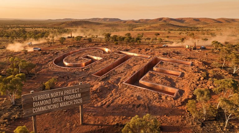 Great Western Exploration Ltd-GTE-Yerrida North Project's future drilling site.