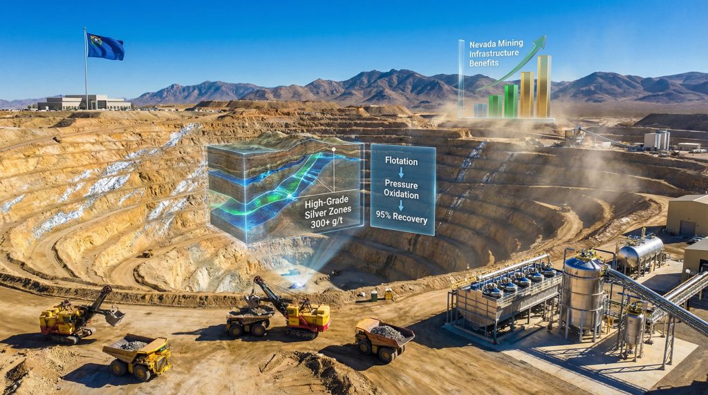 Hycroft expands Vortex high-grade silver system mining operation.