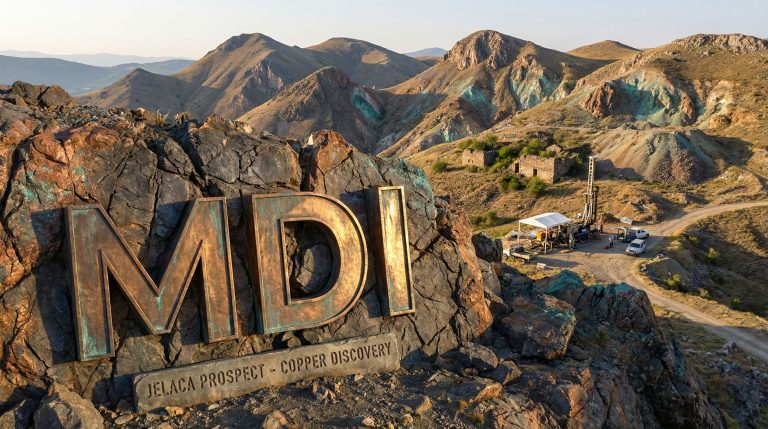 Middle Island Resources Ltd-MDI-MDI copper discovery site with mountains.