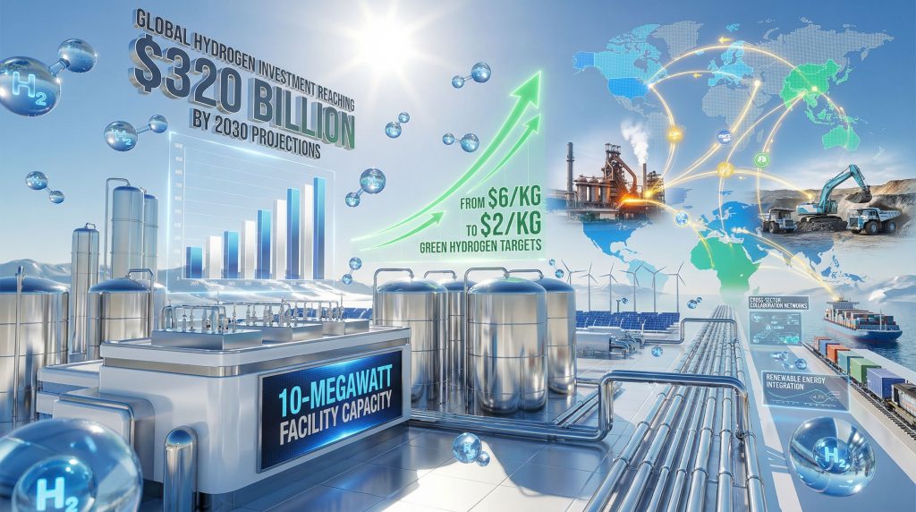 Hydrogen energy future, investment, and targets.