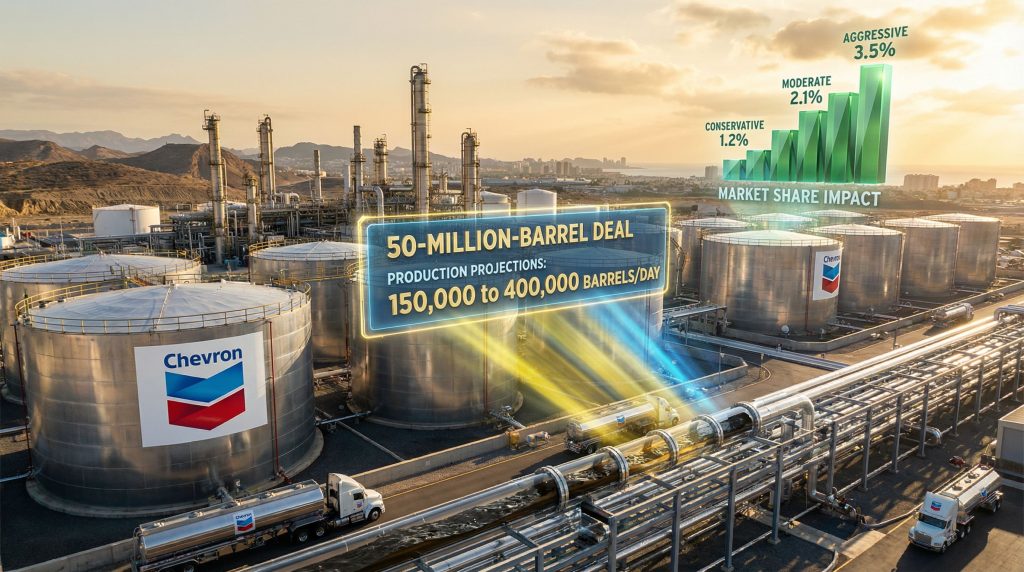 Chevron Venezuela oil licence expansion: increased production capacity.