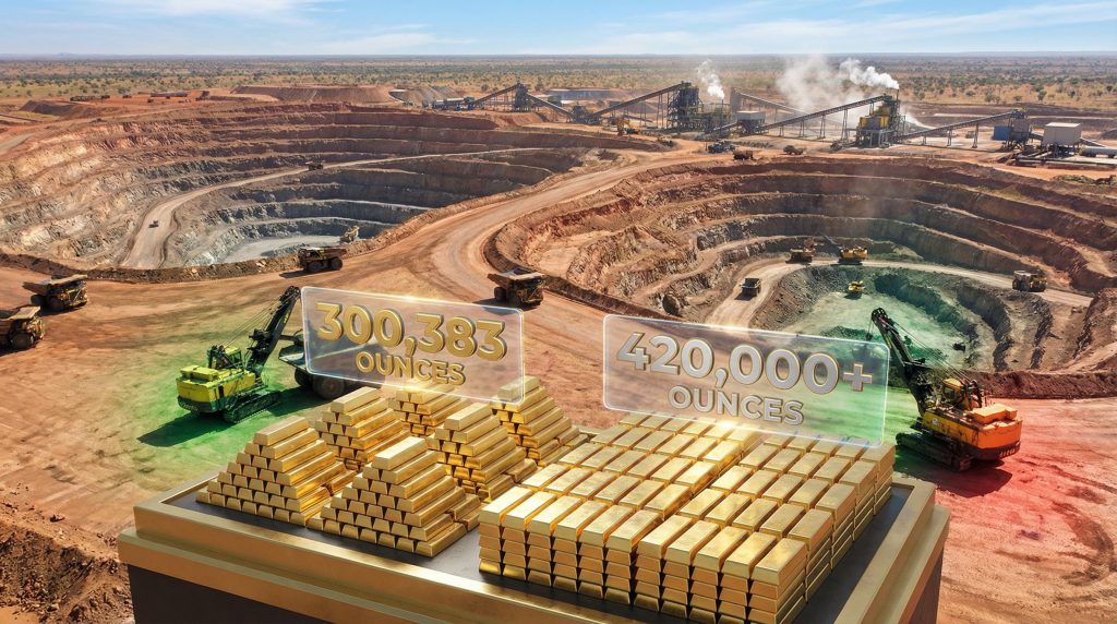 West African Resources gold production mining site.