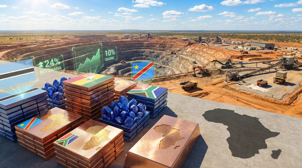 Botswana and Ghana's mining economic influence.