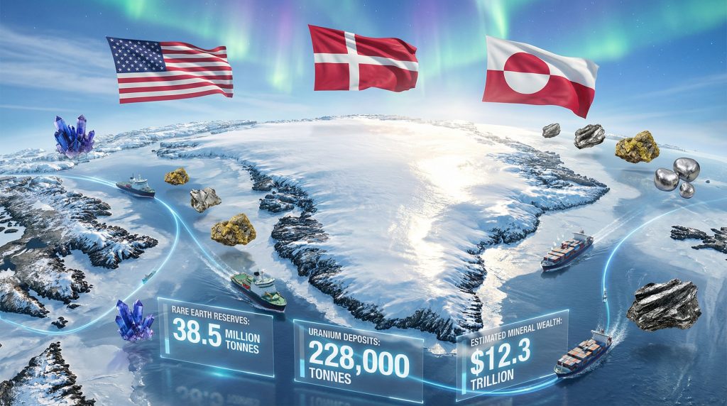 Greenland's mineral wealth attracts Trump's interest.